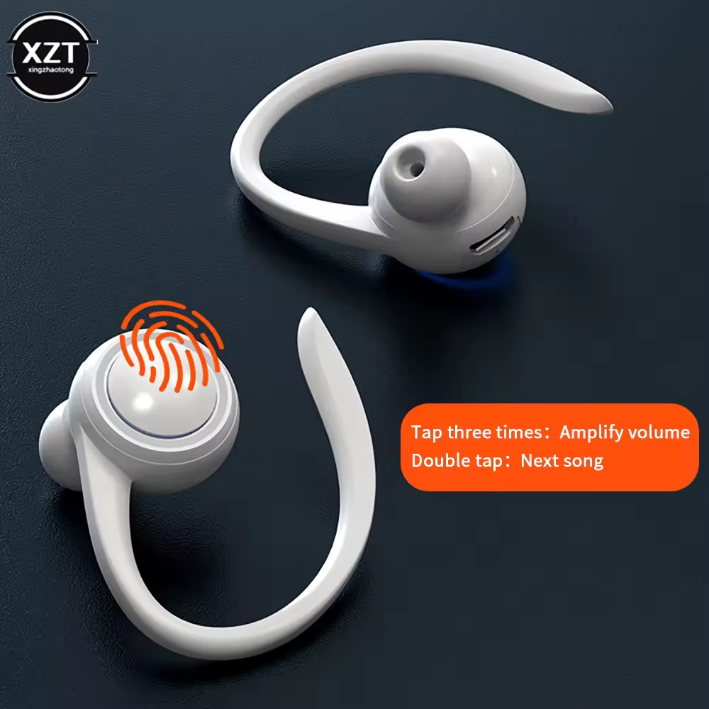 New Business Earphones Bluetooth 5.2 Wireless Headphones HiFi Touch Music Headsets With HD Mic Waterproof Sports Gaming Earbuds