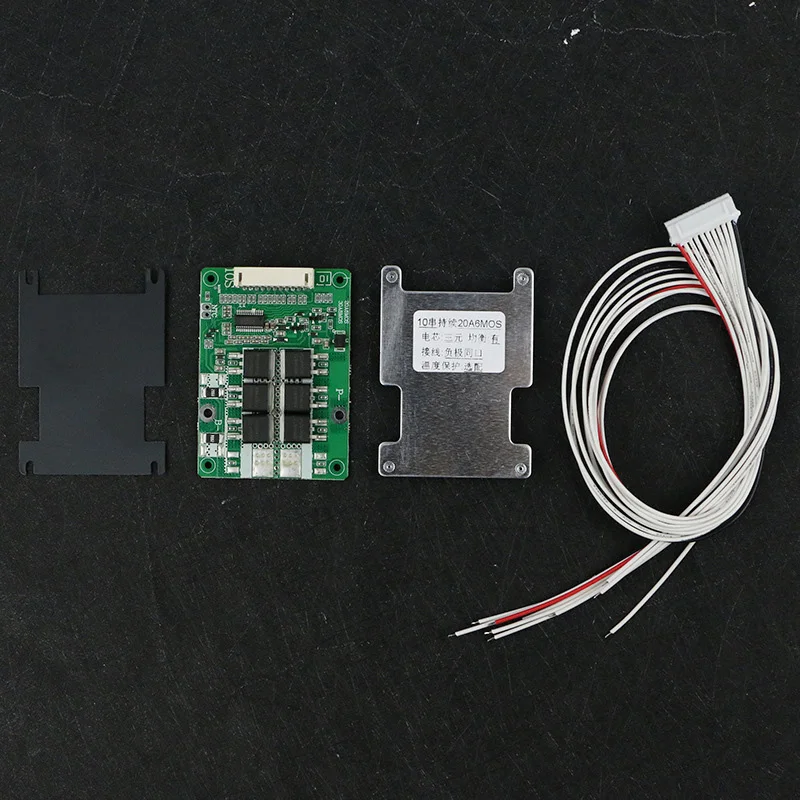 BMS 10S 36V 20A 30A 18650 scheda di carica della batteria al litio equalizzatore bilanciato PCB protezione da cortocircuito porta comune per Escooter