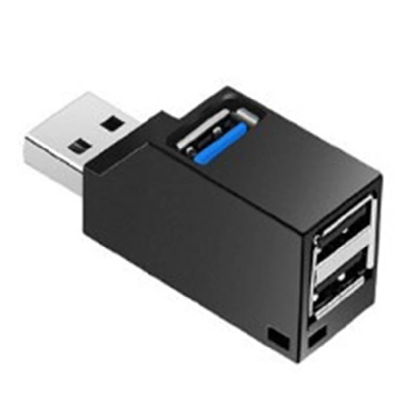 USB 3.0 Hub Adapter Extender Mini 3 Port Breakout U Disk Card Reader For Computer Laptop USB 2.0 Hub PC Replacement Parts