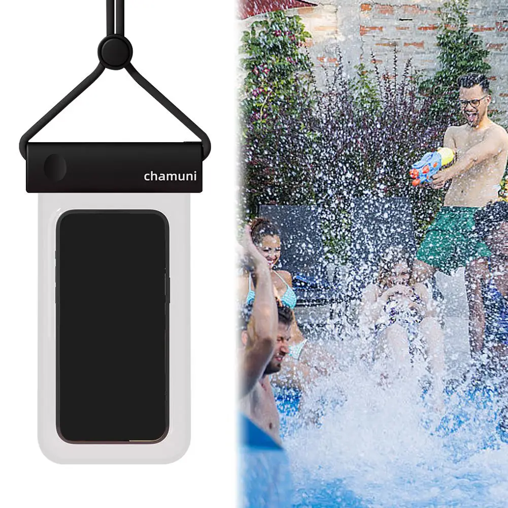 Summer Luminous Waterproof Pouch Swimming Gadget Beach Dry Bag Phone Case Cover Camping Skiing Holder For Cell Phone 7.8Inc G9U9