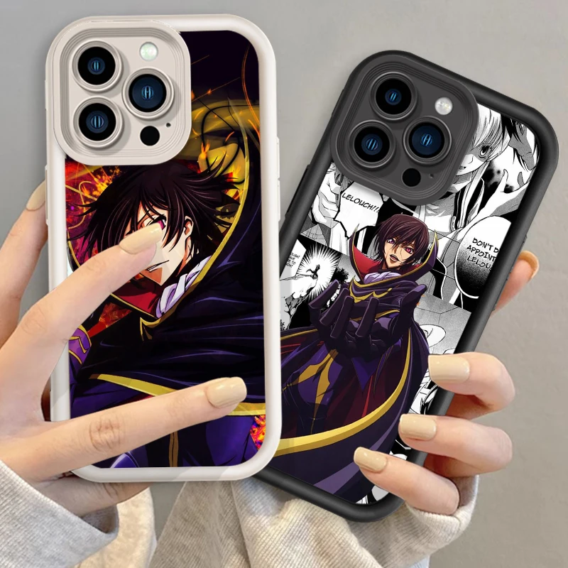 Anime C-Code G-Geass Cool Eye Ladder For Apple iPhone 15 14 13 12 11 XS XR X Pro Max Plus TPU Phone Case