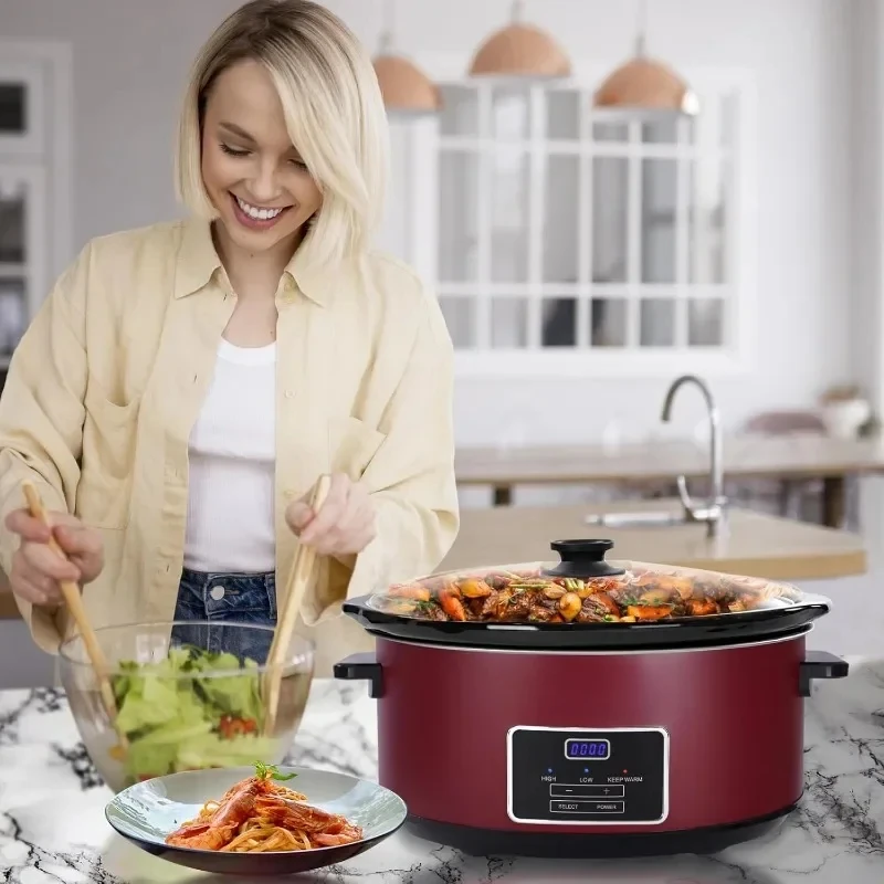 Zing Magnifique Programmable Slow Cooker Kitchen Appliances The Perfect Small Kitchen Appliance for Family Dinners