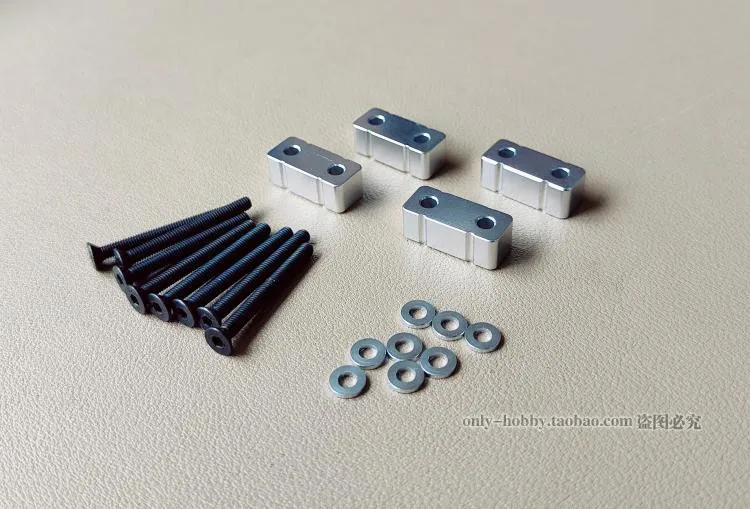 Axle Heightening Pad Suspension Raising Spacer for 1/14 Tamiya RC Truck car Scania MAN Benz Volvo