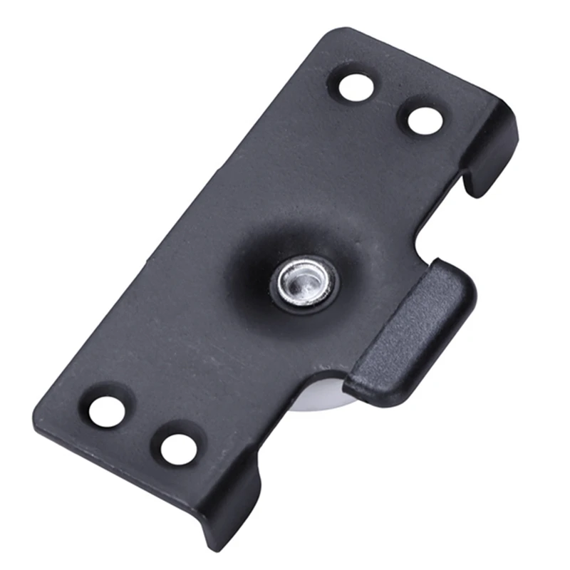 木製引き戸とワードローブプーリー、黒いハードウェアアクセサリー、10セット