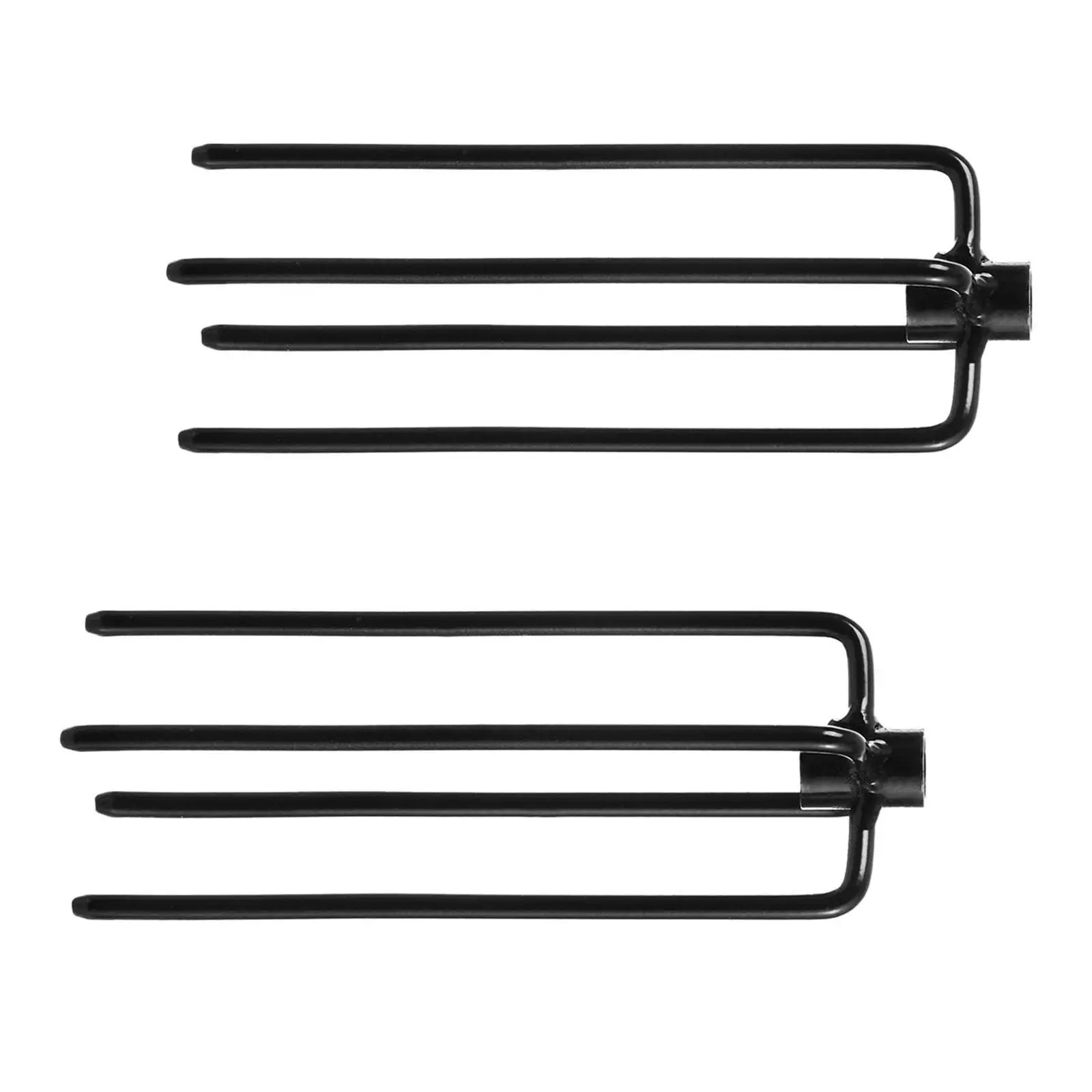 

2Pcs LED Grow Lamp Light Bracket Base Stakes Iron Supplies Garden Tool for