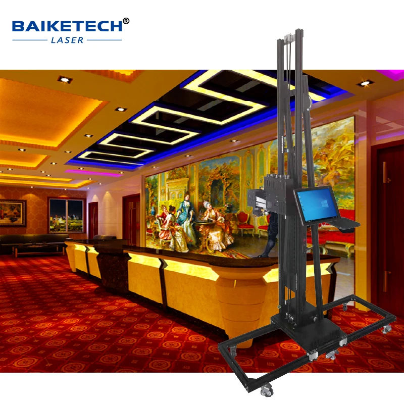 TH-UV300A Печатная машина для украшения стен с изображениями DX10 *3 Головка CMYKW