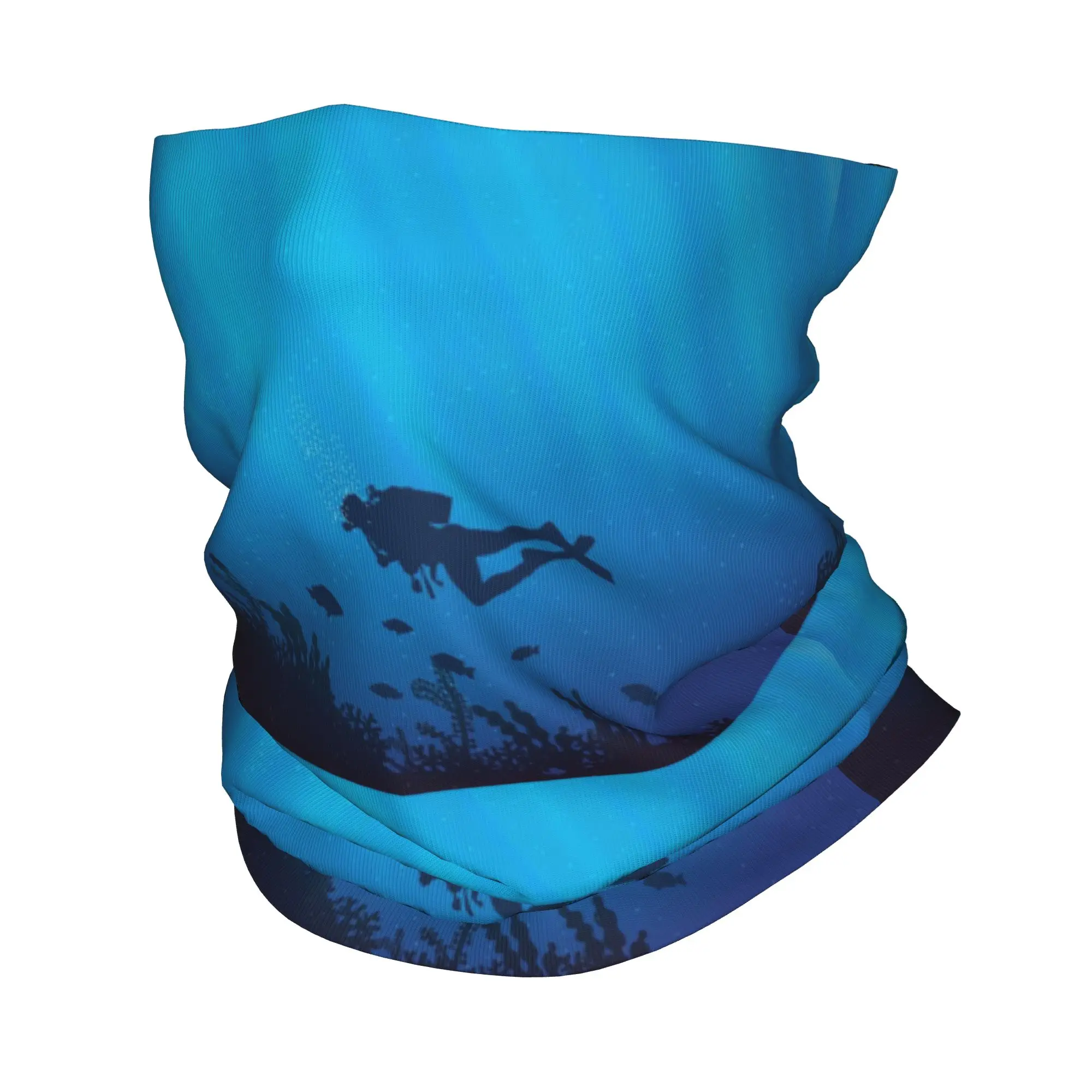 الغوص الغوص نمط باندانا الرقبة الجراب مطبوعة التفاف قناع وشاح متعدد الاستخدام الدراجات وشاح ركوب للجنسين الكبار كل موسم