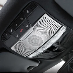 Accessories For Mercedes Benz C E Class W205 GLC X253 C253 W213 Car Interior Front Reading Light Cover Trim Lamp Frame Sticker