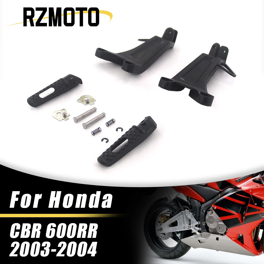 

Motorcycle Parts Rear Foot Rests Pedal Bracket Assembly Kit For Honda CBR 600RR CBR600RR CBR-600RR 2003-2004