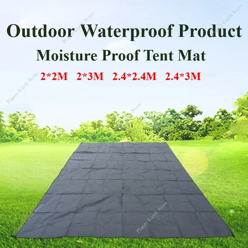 4 Size Camping Mat with L Nail Oversize Outdoor Picnic Mat Tent Ground Sheet Simple Awnings Shelter Beach Blanket Shelter Mat