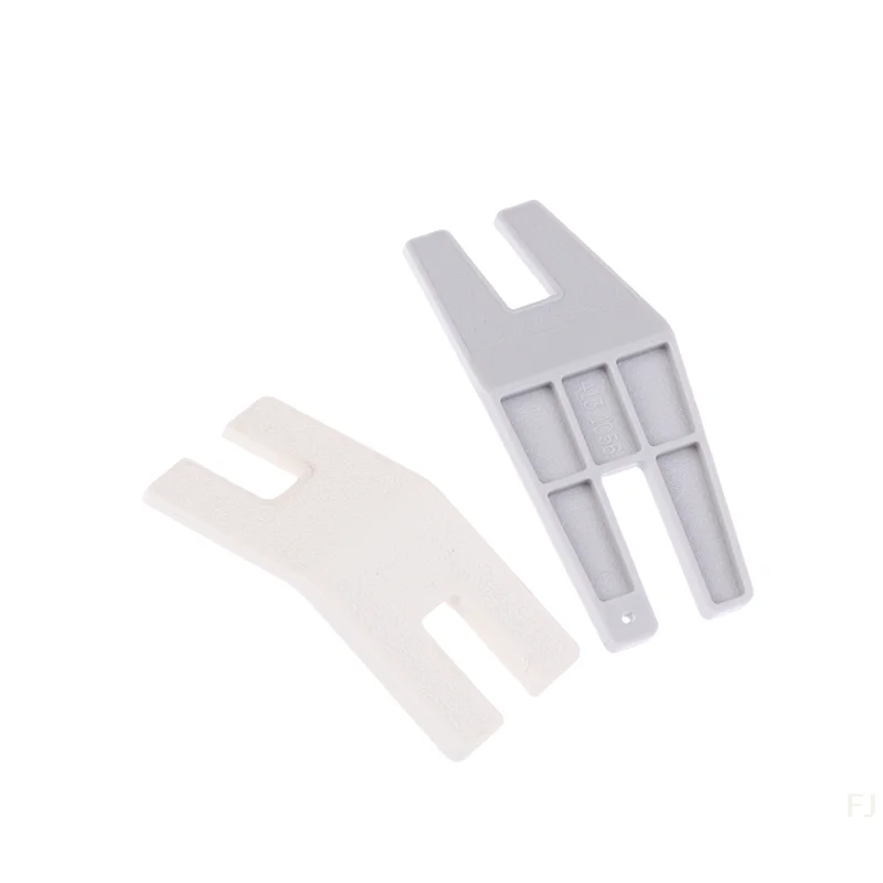 [YU]2Pcs Sewing Tool Plate Button Reed Presser Foot Hump Jumper For Chunky Denim And Hemlines Sewing Machines Accessories Parts