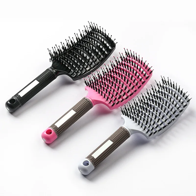 1pc Magic Scalp Massage Hair Brush for Women - Professional Detangling Tool for Wet Curly Hair - Hairdressing Tool
