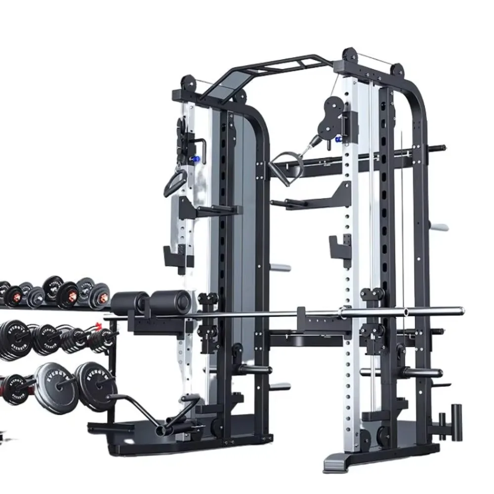 Smith Machine, Multifunctional Anti-stress, Squat Machine, Strength Training, Home Gym Fitness Equipment