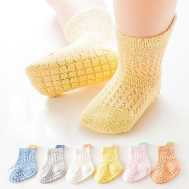 

3Pair/lot New Thin Mesh Boys and Girls Baby Socks