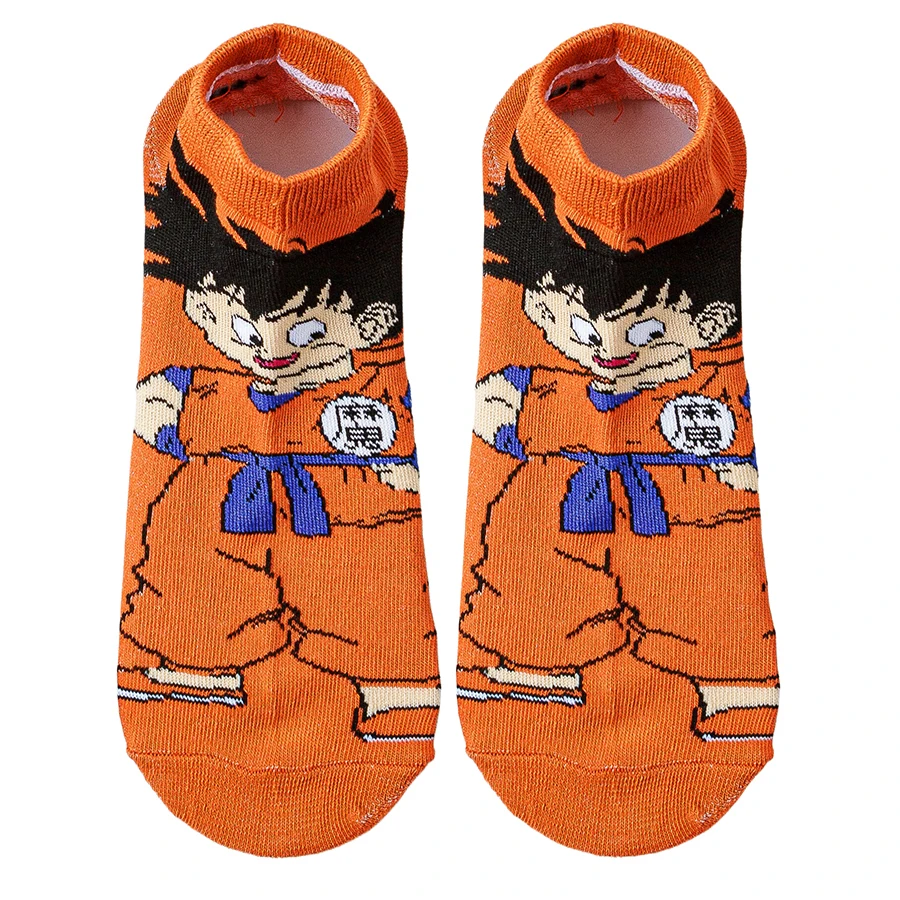 5 paires BANDAI hommes femmes Hip Hop Style de rue dessin animé chaussettes nouveauté drôle décontracté bateau court chaussettes invisibles