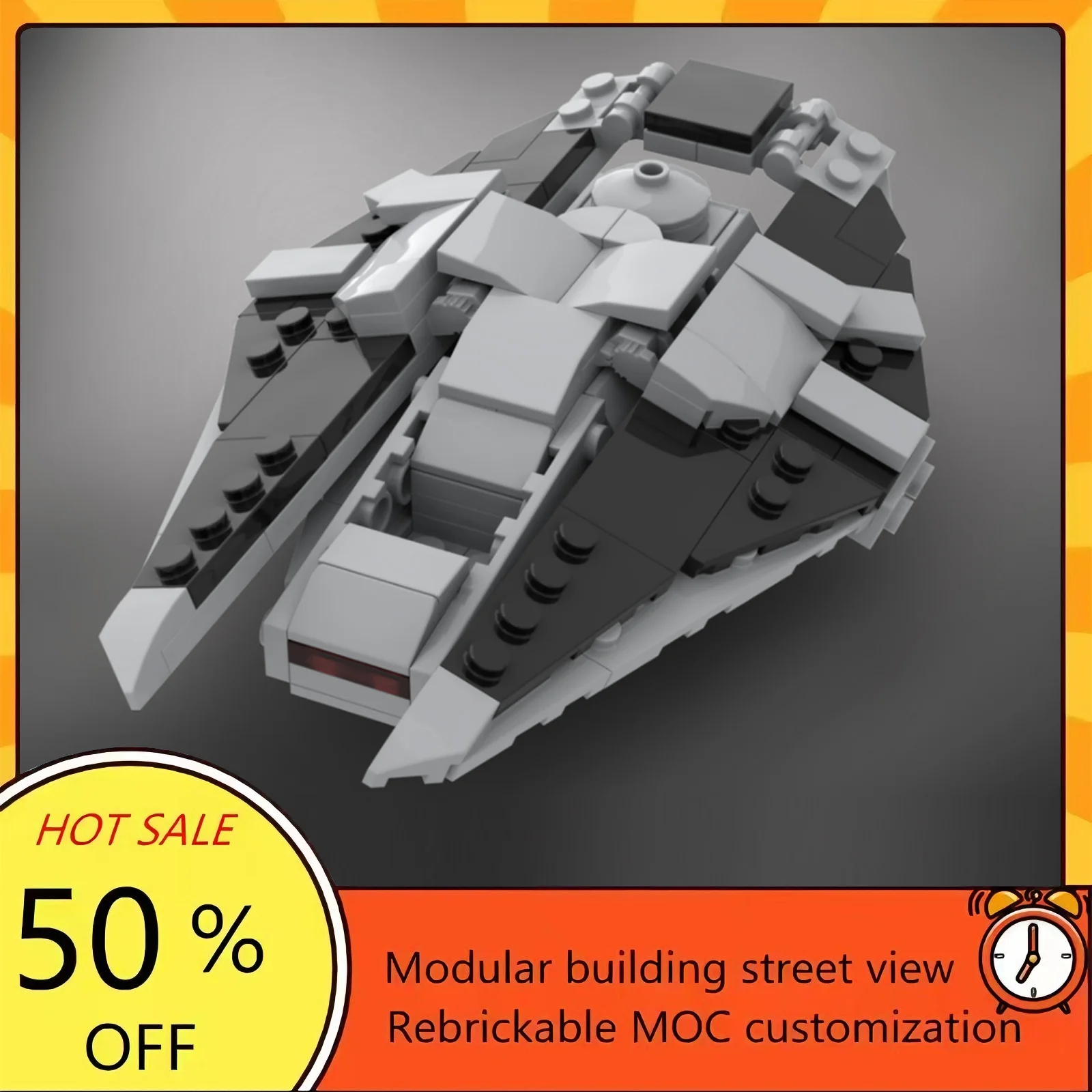 

Набор из 153 деталей: Популярная модель космического корабля из фильма «Звездные войны», конструктор MOC, модульные технологичные блоки, подарок на праздник, игрушка для сборки, детский набор