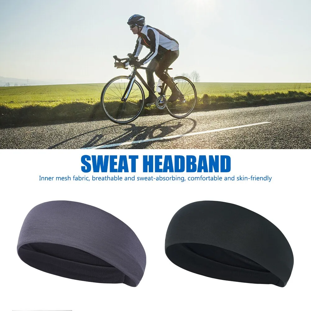 عصابة رأس رياضية ماصة للرجال والنساء، أغطية رأس للصالة الرياضية واللياقة البدنية واليوجا والجري وممتصة للرطوبة، رباط شعر مرن للرأس