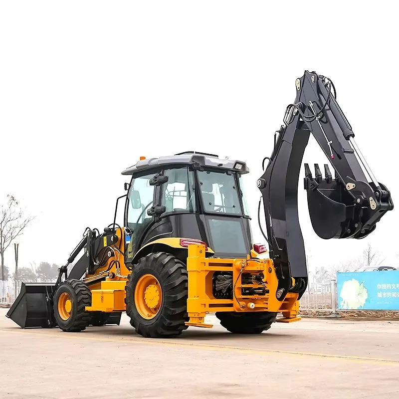 Municipal Backhoe Loader Professional Engineering Equipment For Urban Road Repair Trench Digging And Greening Construction