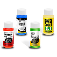 3pcs/180ml 6pcs/360ml 8pcs/480ml Mineral Hydraulic Brake Oil Universal Bicycle MTB Brakes System Upgrade Kit Multi-Spec Options