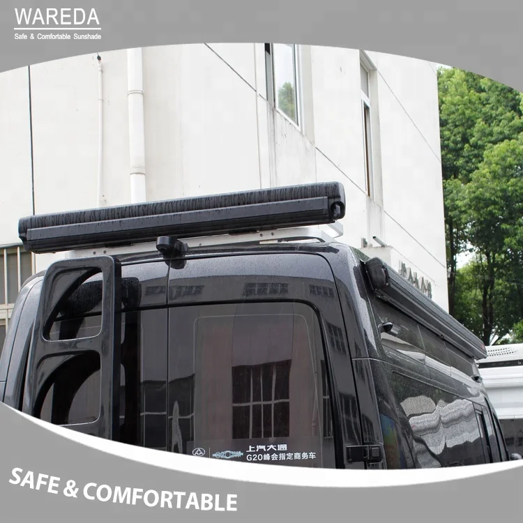 16Oz. PVC Vinyl Volledige Cassette Rv Luifel caravan Camp Car Luifel met Led Licht