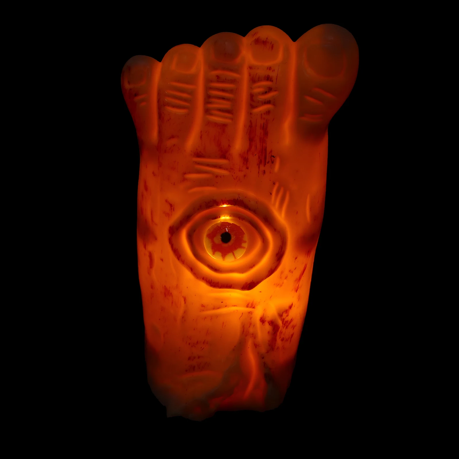 

4 Pcs Halloween Decoration Haunted House Lights Scary Eyeball Mini Severed Foot Prank Props