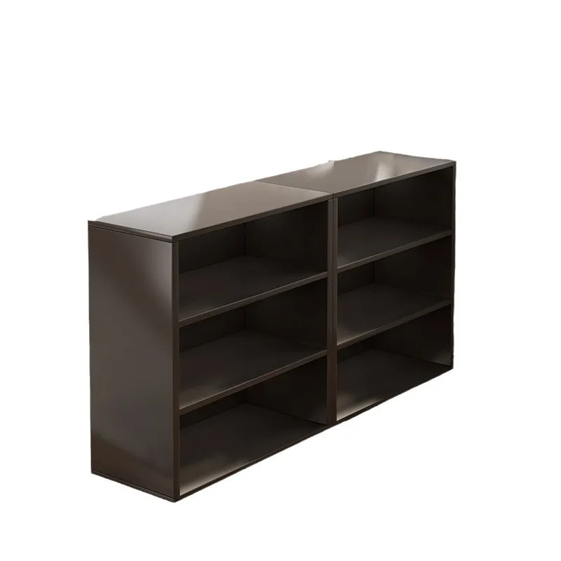 

Bookshelf Shelf Floor-to-ceiling living room sofa Side lattice cabinet Black storage cabinet
