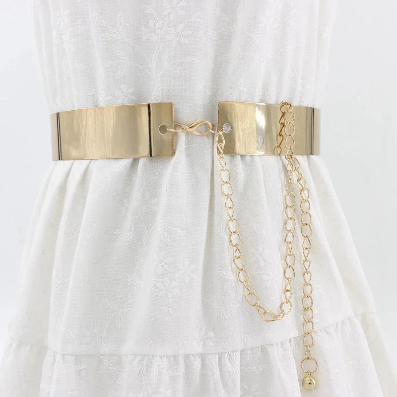 gold belts for women's dresses Artemis Rope Belt in Gold Beading main image 0