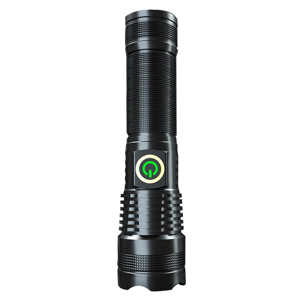 

1pc Aluminum Alloy Flashlight LED Outdoor Camping Zoom Light Waterproof Portable Strobe Work Small Size