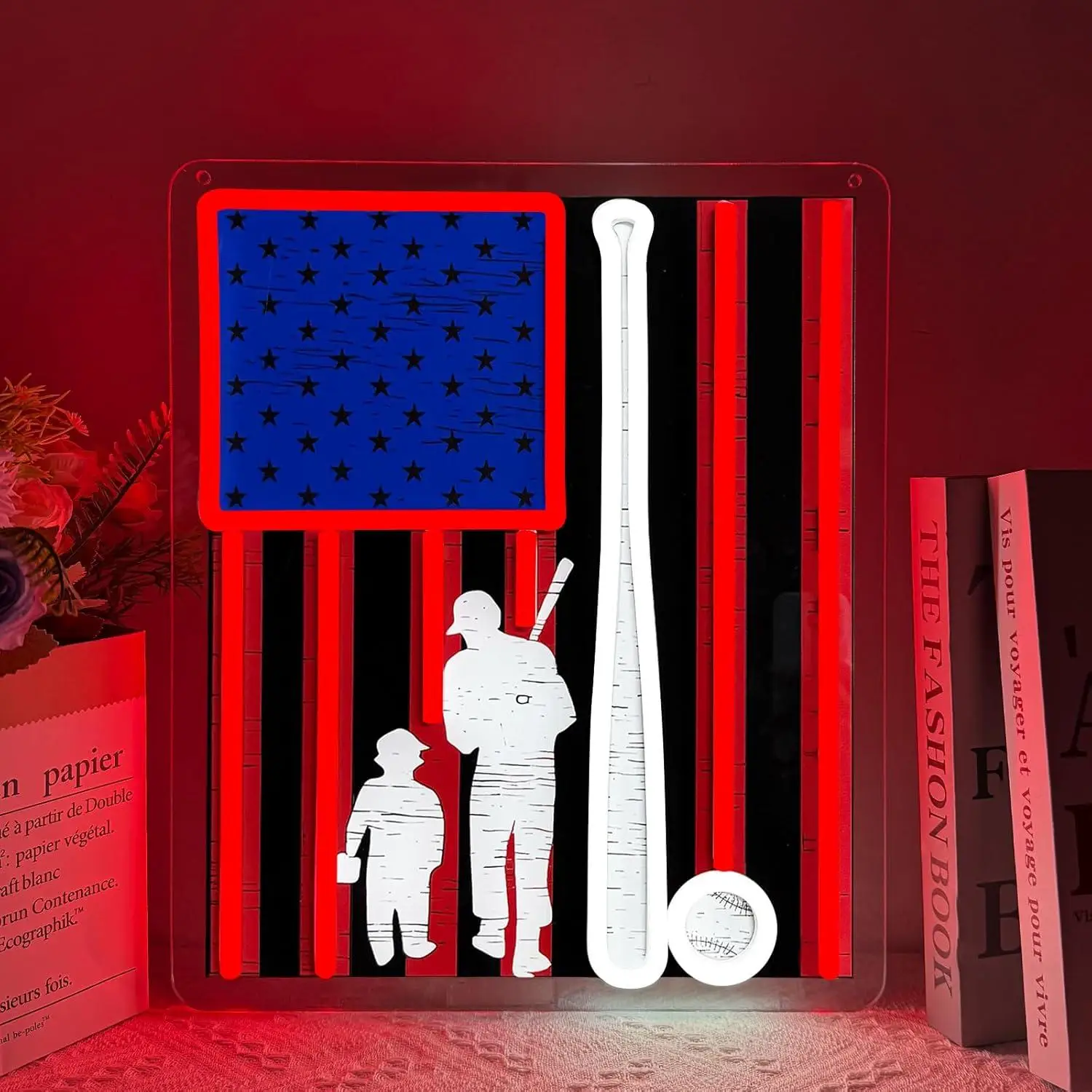 

Неоновая вывеска «Бейсбол»: Светодиодный неоновый светильник для спортивной комнаты, спальни, вечеринки, бара, мужской комнаты, декора, подарок на день рождения для фанатов, настенный светильник