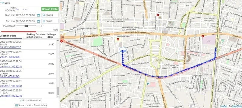 câmera móvel 1080P do painel do carro do dvr 4g gps com plataforma de rastreamento do App