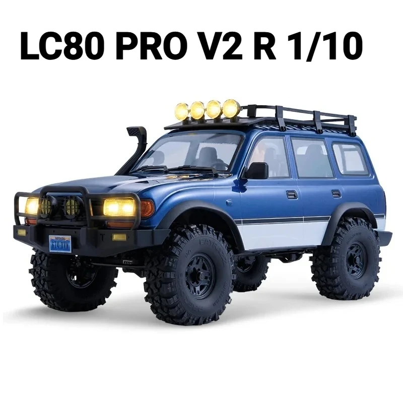 

Радиоуправляемая модель внедорожника FMS 1/10 FCX10 FCX18 LC80 PRO Land Cruiser, бесщеточный 4WD краулер, имитация LC80, для пересечения препятствий и скалолазания