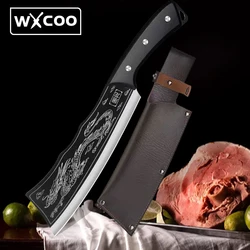 Kitchen Butcher Meat Cleaver Knife Hand Forged Stainless Steel Slicing Cooking Knives Sharp Chopping Bone Fish Kitchen Knife