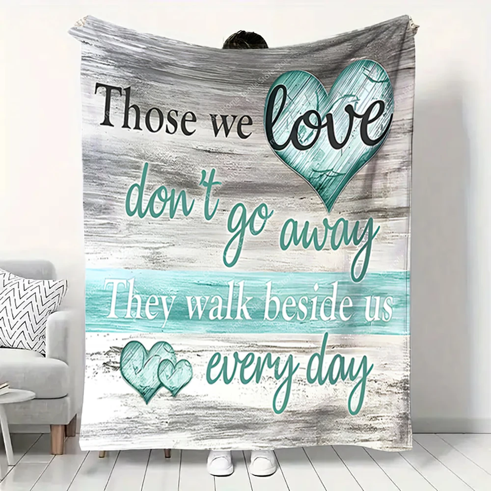 

Featuring a Love Theme Soft Flannel Blankets,Warm Throw Blanket Comfortable Blanket for Picnic Beds Sofa Home Bedroom Cover Kids