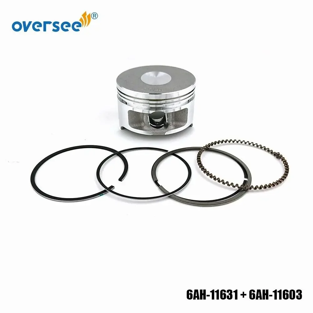 6AH-11631 Piston & Rings 6AH-11603 For Yamaha Parsun Outboard 4-Stroke 9.9HP 15HP 20 HP