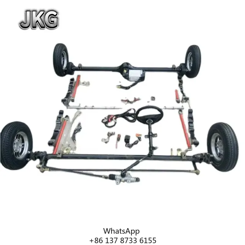 

Differential Front Drive Kit And Back For 3kw Ac Motor Driving Steering Electric Car 4 Wheel Drive Axle