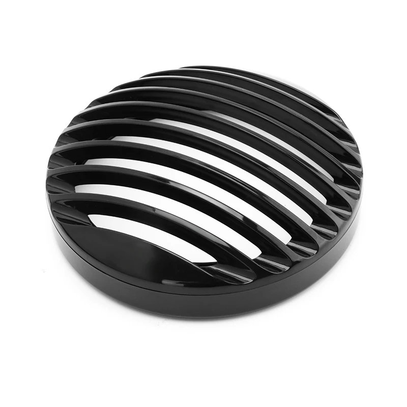 Motorrad Zubehör 5 3/4 "7" Runde ABS Led Scheinwerfer Grill Abdeckung Schwarz Für Harley Sportster XL 883 Eisen 1200 04-up Custom XL