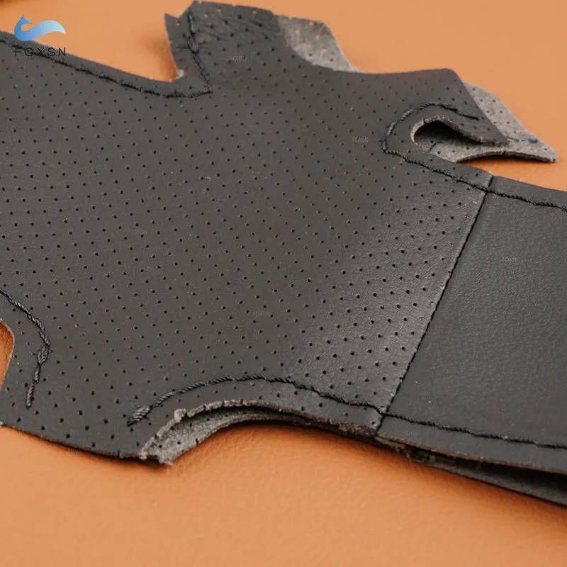 

Car Steering Wheel Perforated Leather Cover For Nissan X-Trail Qashqai Leaf Kicks 2018-2020 Micra Rogue (Sport) 2017-2020 Altima