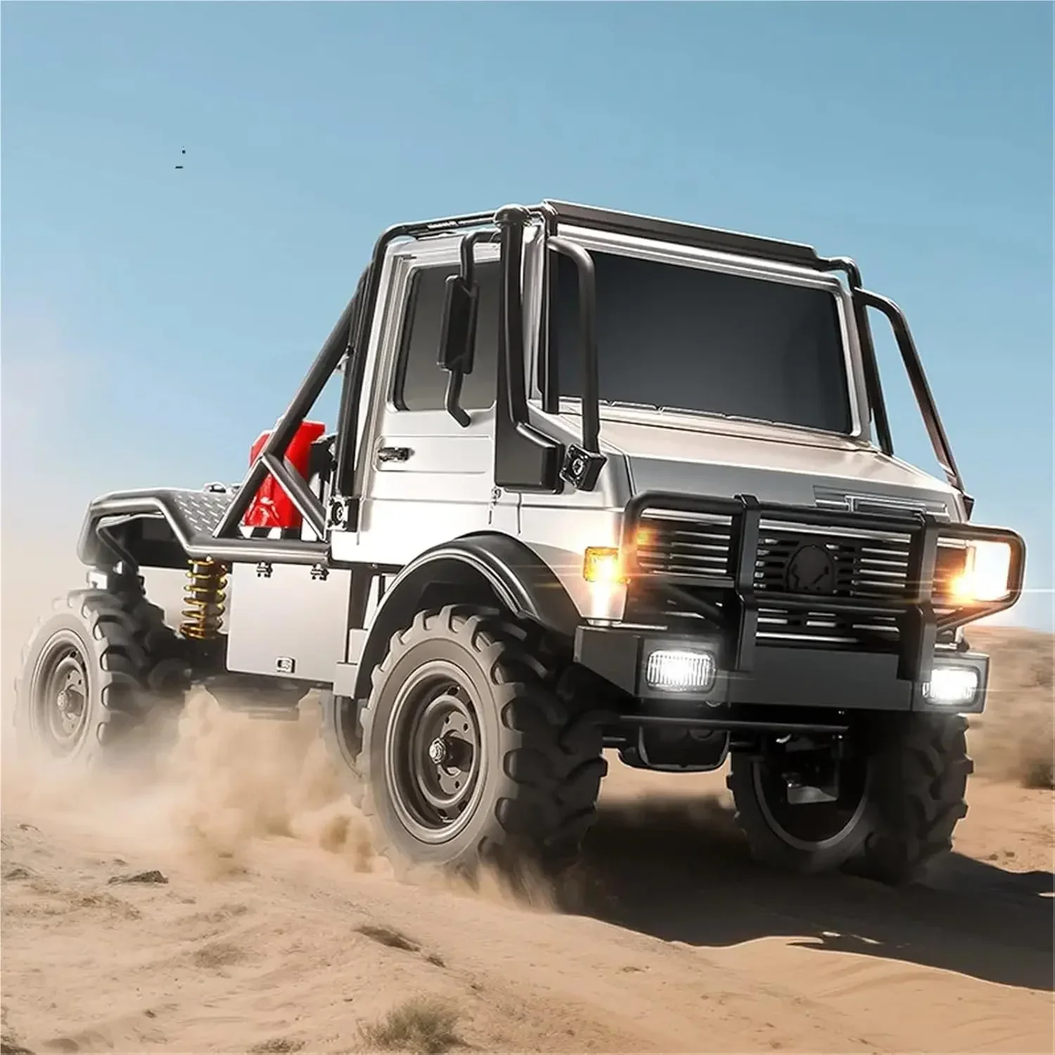 New 1:18 MN333 2.4G 4WD RC Pickup Truck Remote Control Off-Road Climbing Shortie Full Scale Toy Car for Kids Christmas Gifts