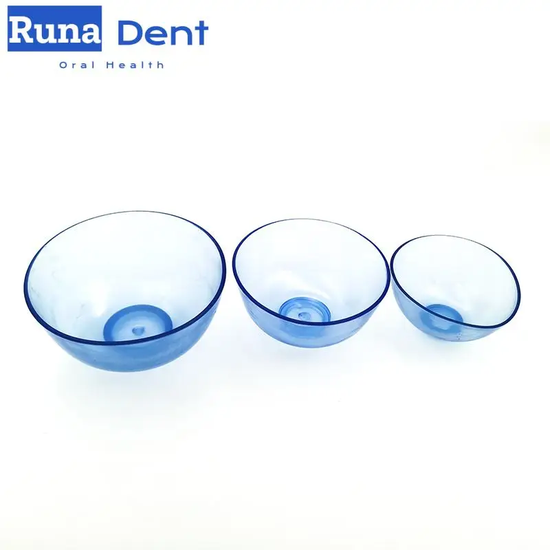 

S/m/l Dental Transparent Plastic Mixing Bowl Dentist Gypsum Mixing Container Blue Rubber Mixing Bowl Dentista