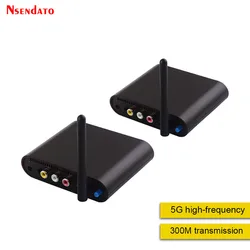 Measy AV530 5.8G Wireless AV Transmitter Receiver Audio Video SD TV AV Signal Sender receiver Go Through Wall 300M / 1000FT