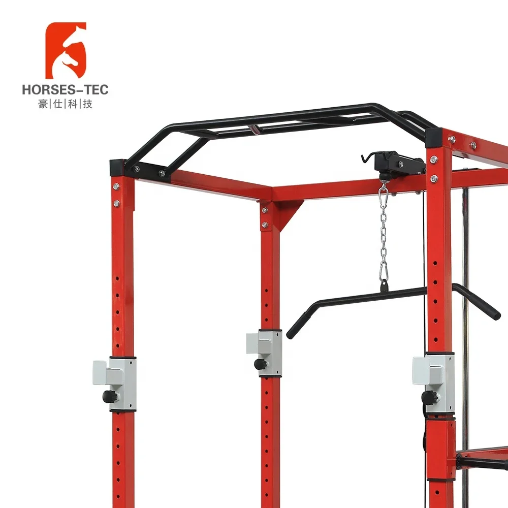 Commercial indoor sports heavy duty fitness multi power cage rack gym equipment