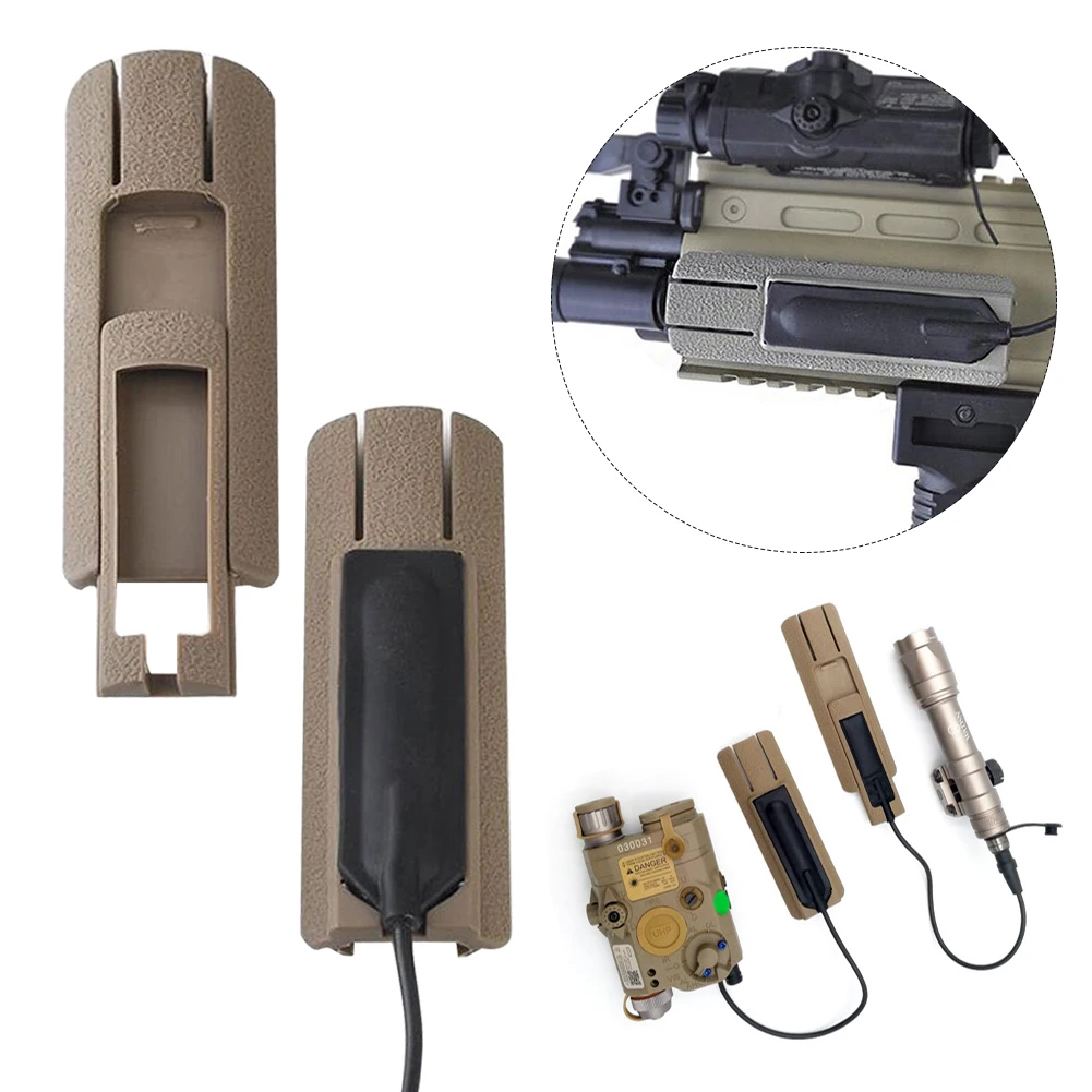 Tactical Airsoft Scar Pocket Panel for Remote Switch DBAL PEQ NGAL CQBL Laser Sight M300 M600 Flashlight 20mm Rail Accessories