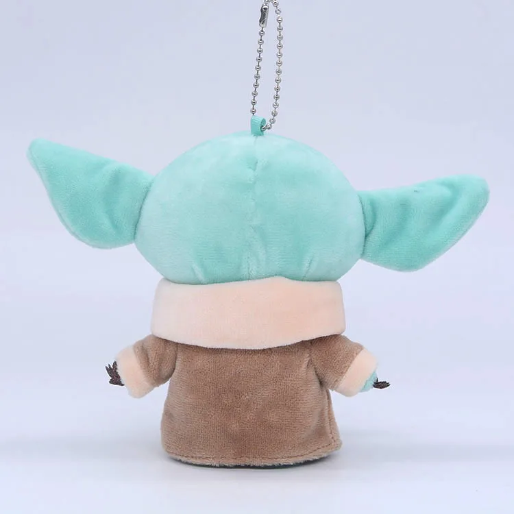 13cm Disney Baby Yoda Toy Master Aliens Anime Cartoon Baby Dolls Fill Toy Kawaii Gift Decorations Key Chain