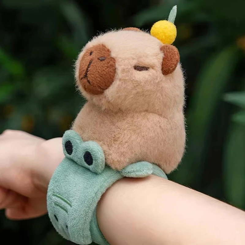 

Fun Capybara Slap Bracelet - Shaking Wings Pull Design, Cute Animal Wearable for Kids Teens (Fidget Fashion Accessory)