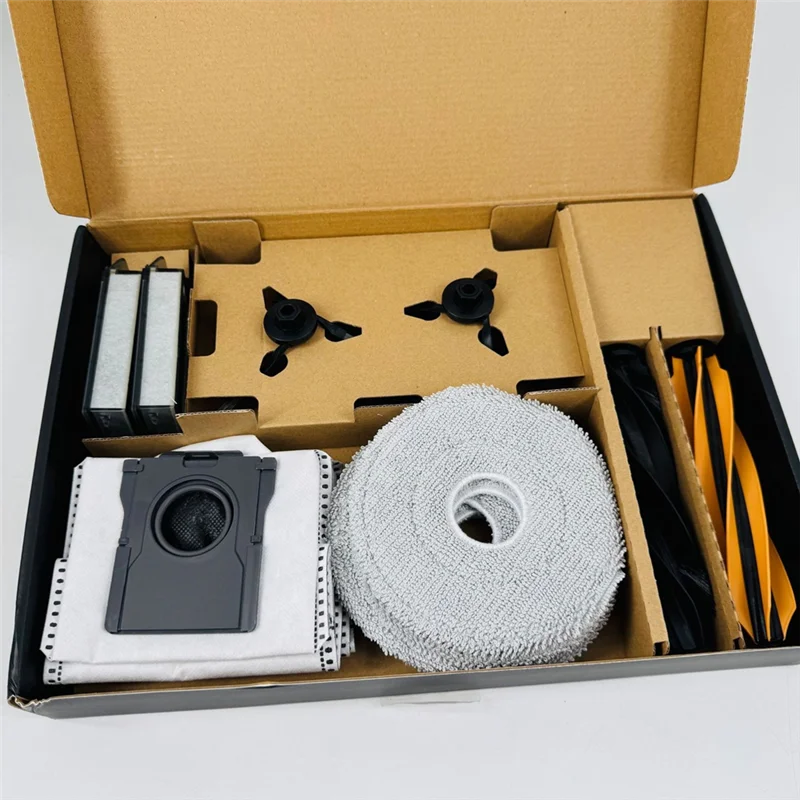 B58B-для Dreame Mova P60/P60 Pro, набор для чистки подметальной машины, двойная роликовая щетка/боковая щетка/фильтр/мешок для пыли/торка для швабры