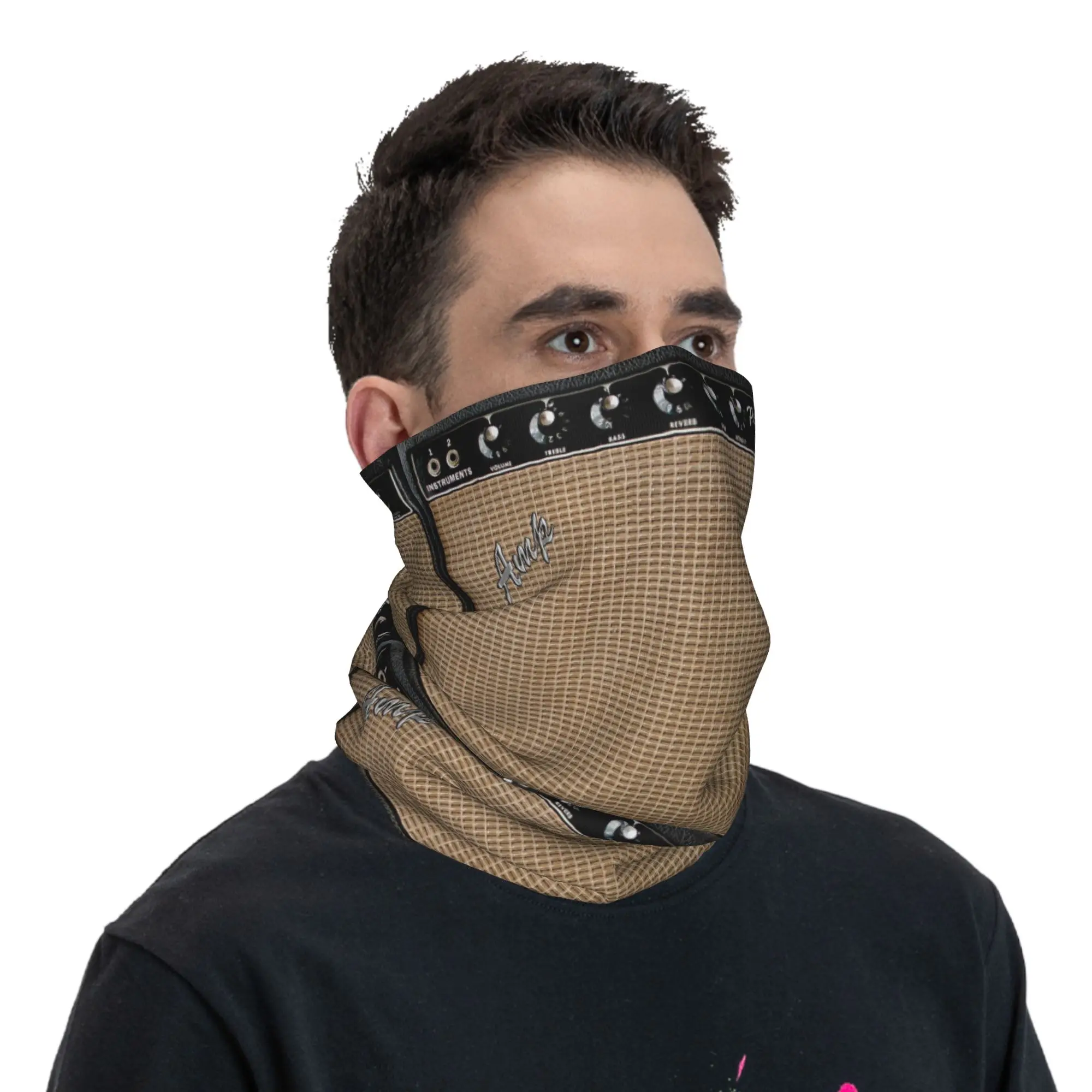Guitar AmplifierAmp Great for MusicianGuitar Player! Bandana Neck Gaiter Printed Wrap Scarf Headwear Running for Men Women Adult