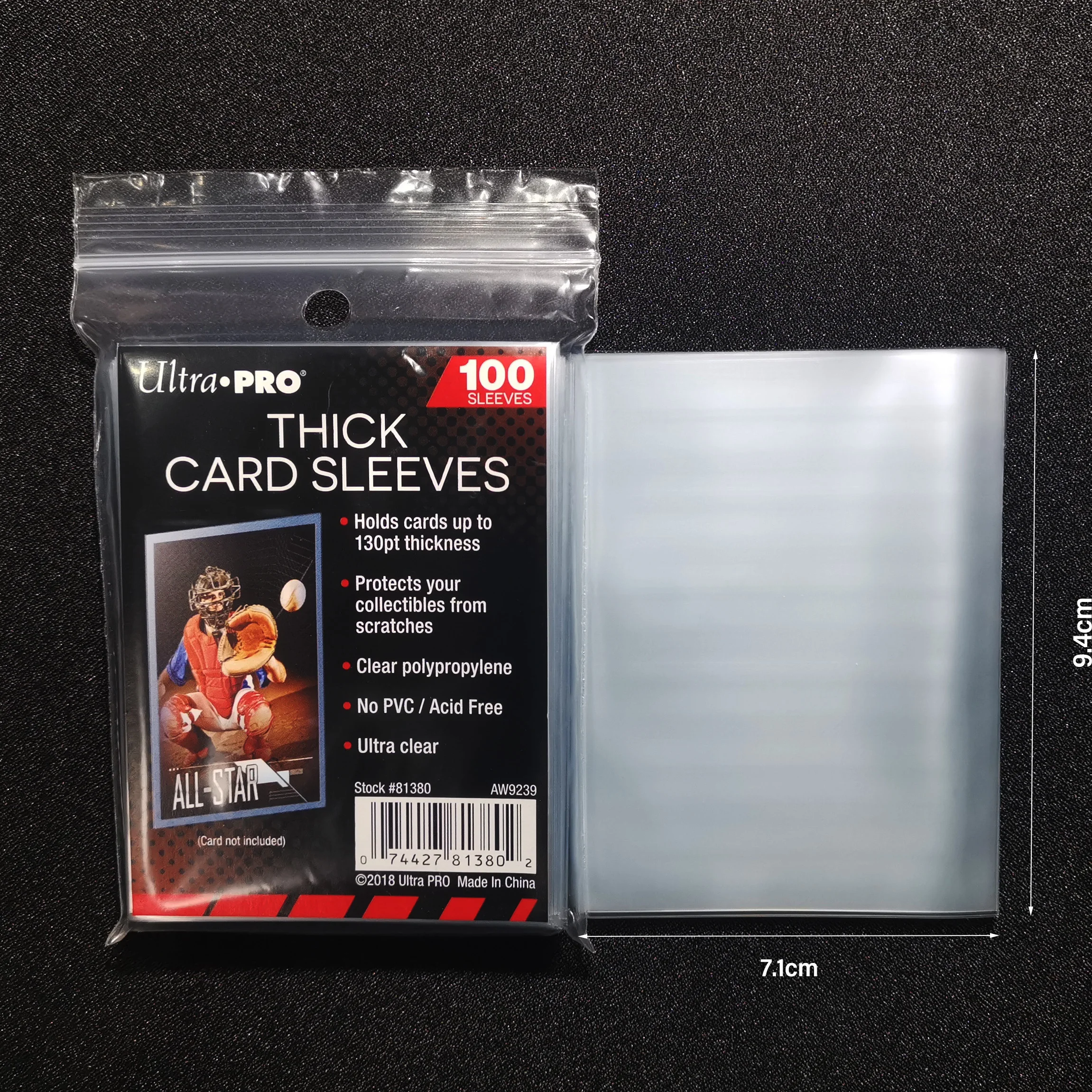 300 szt. Ultra PRO Przezroczyste Koszulki na Karty Standardowe, Karty Kolekcjonerskie, Zdjęcia Kpop i Karty do Gier (71x94mm/2.8x3.7 cala)