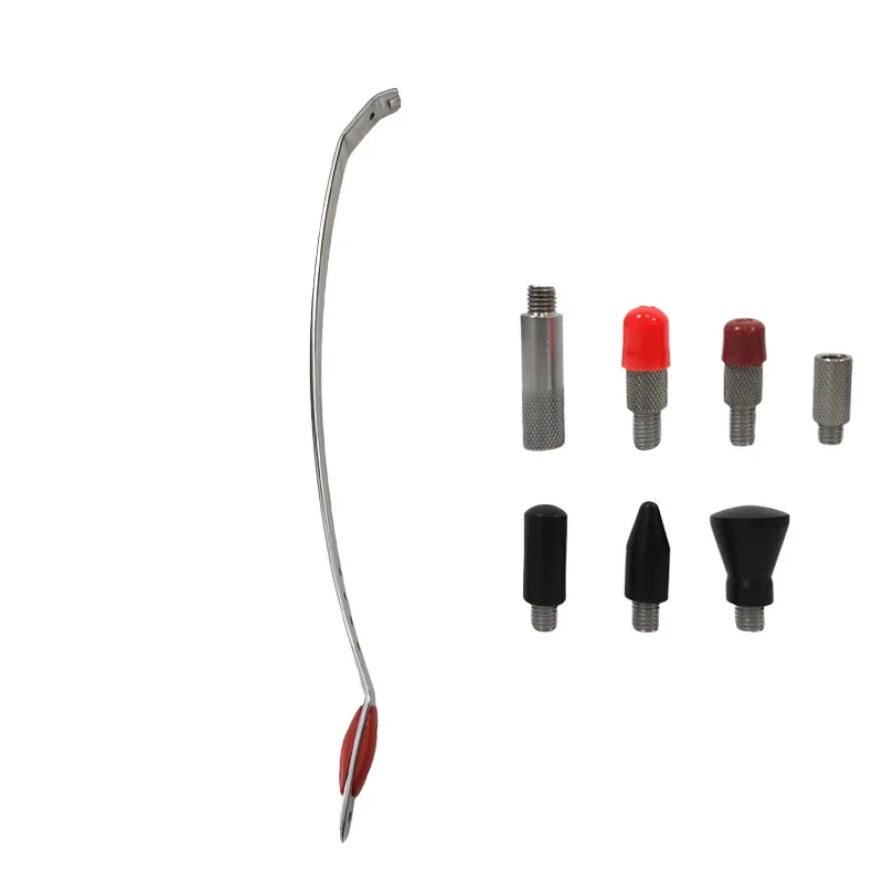 

Car Depression Tool Fender Repair Crowbar Slide Bar Tool Replaceable Head Fender