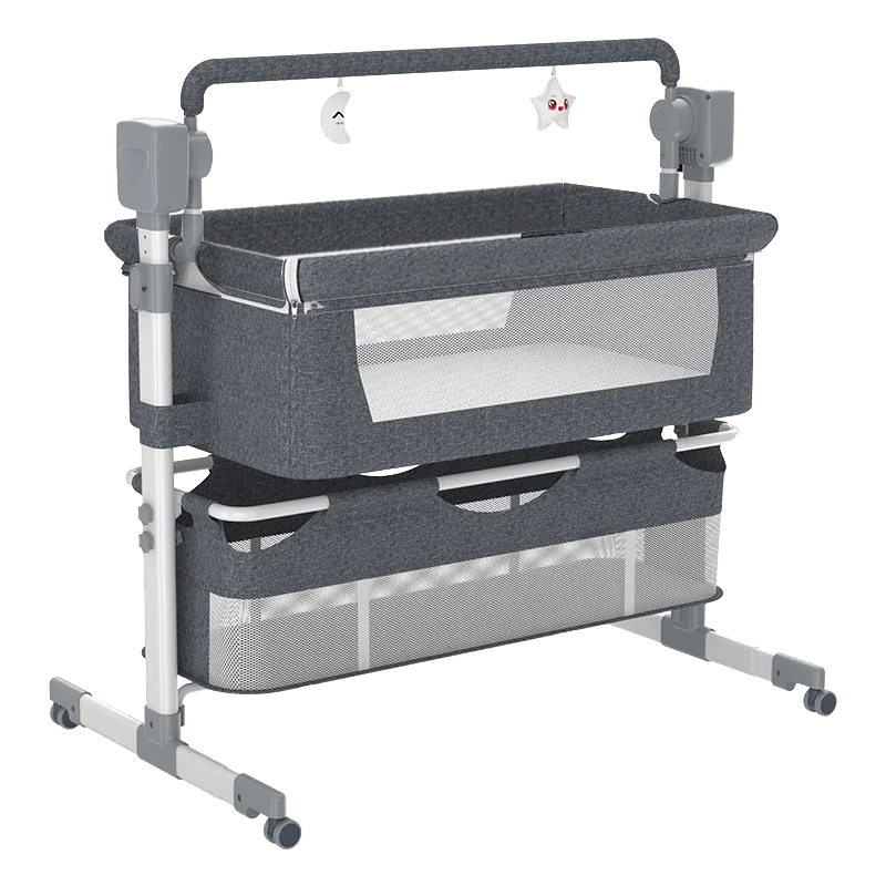 سرير بيبي سرير أطفال لحديثي الولادة ملحقات الطفل مهد لحديثي الولادة الذكية الكهربائية أرجوحة أطفال بلوتوث أرجوحة أطفال