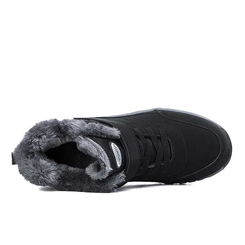 Męskie bawełniane buty zimowe Plus aksamitne ciepłe bawełniane buty wodoodporne antypoślizgowe odporne na zużycie buty sportowe na świeżym powietrzu śniegowce